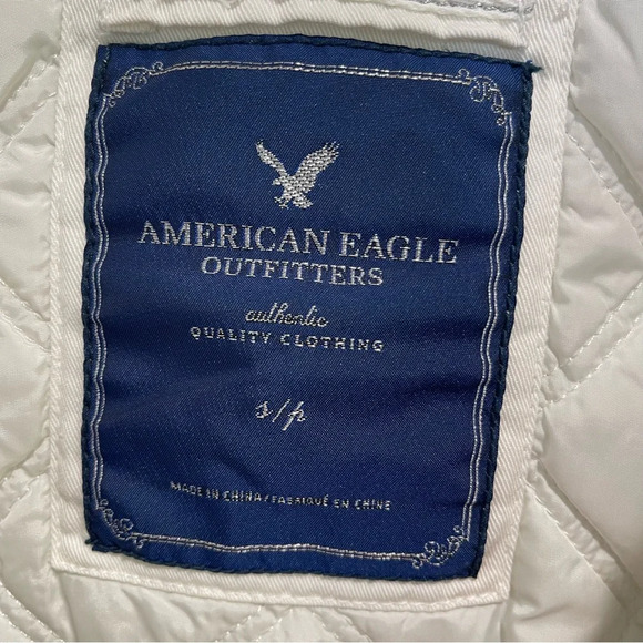 American Eagle White Jacket Size Small - Picture 13 of 15